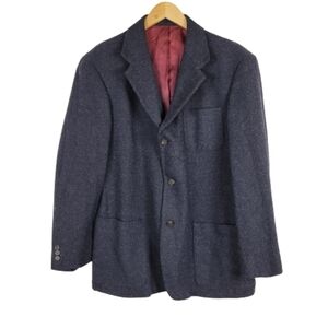 J. Crew navy blue wool suit Jacket